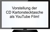 Vorstellung der  CD Kartonstecktasche als YouTube Film!